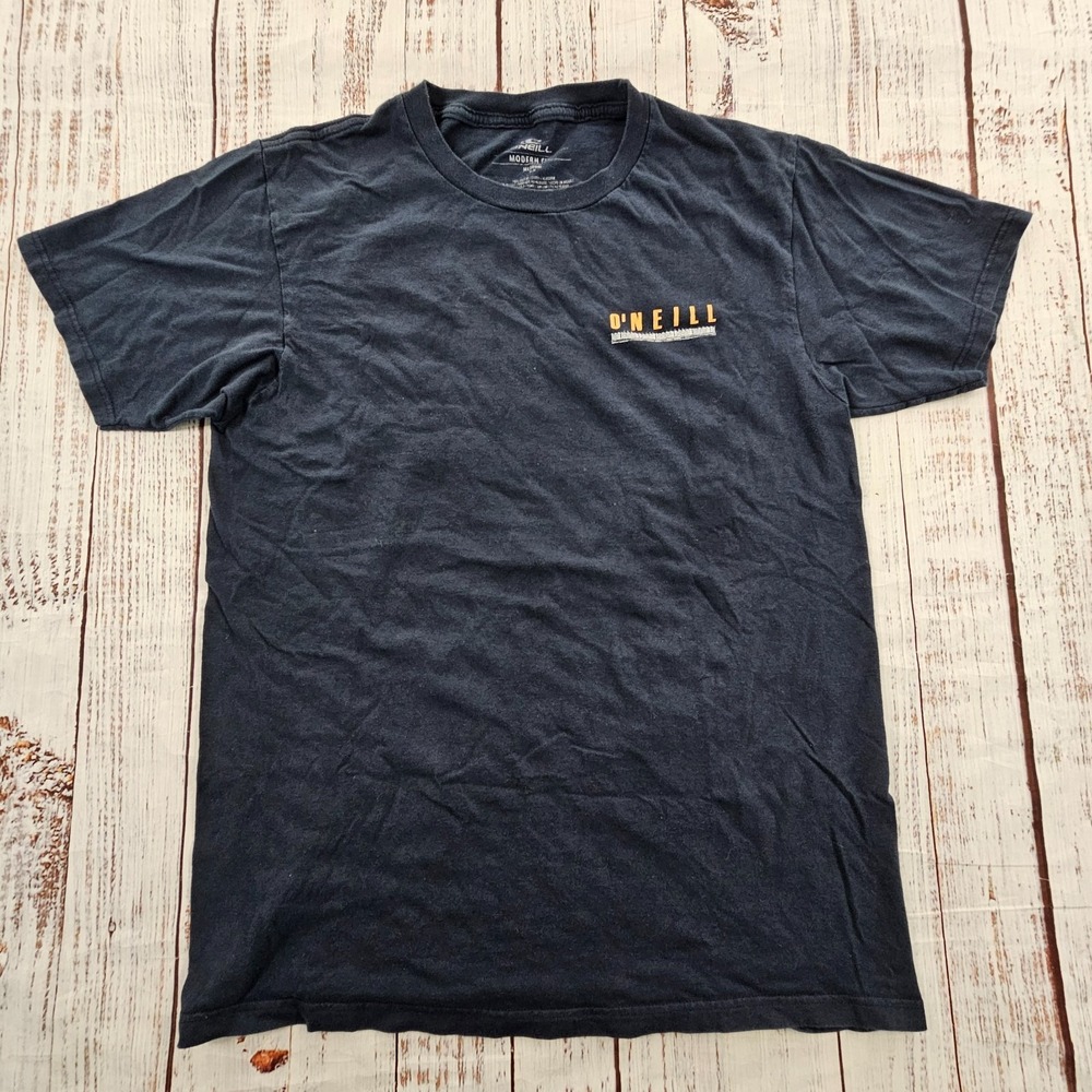 O'Neill Ocean Sunset Blue Short Sleeve Modern Fit Cotton T-Shirt Men's M